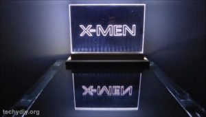 Xmen led edge lit sign evening