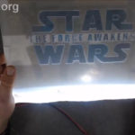 Star Wars Led Edge Lit Sign - Engrave Acrylic