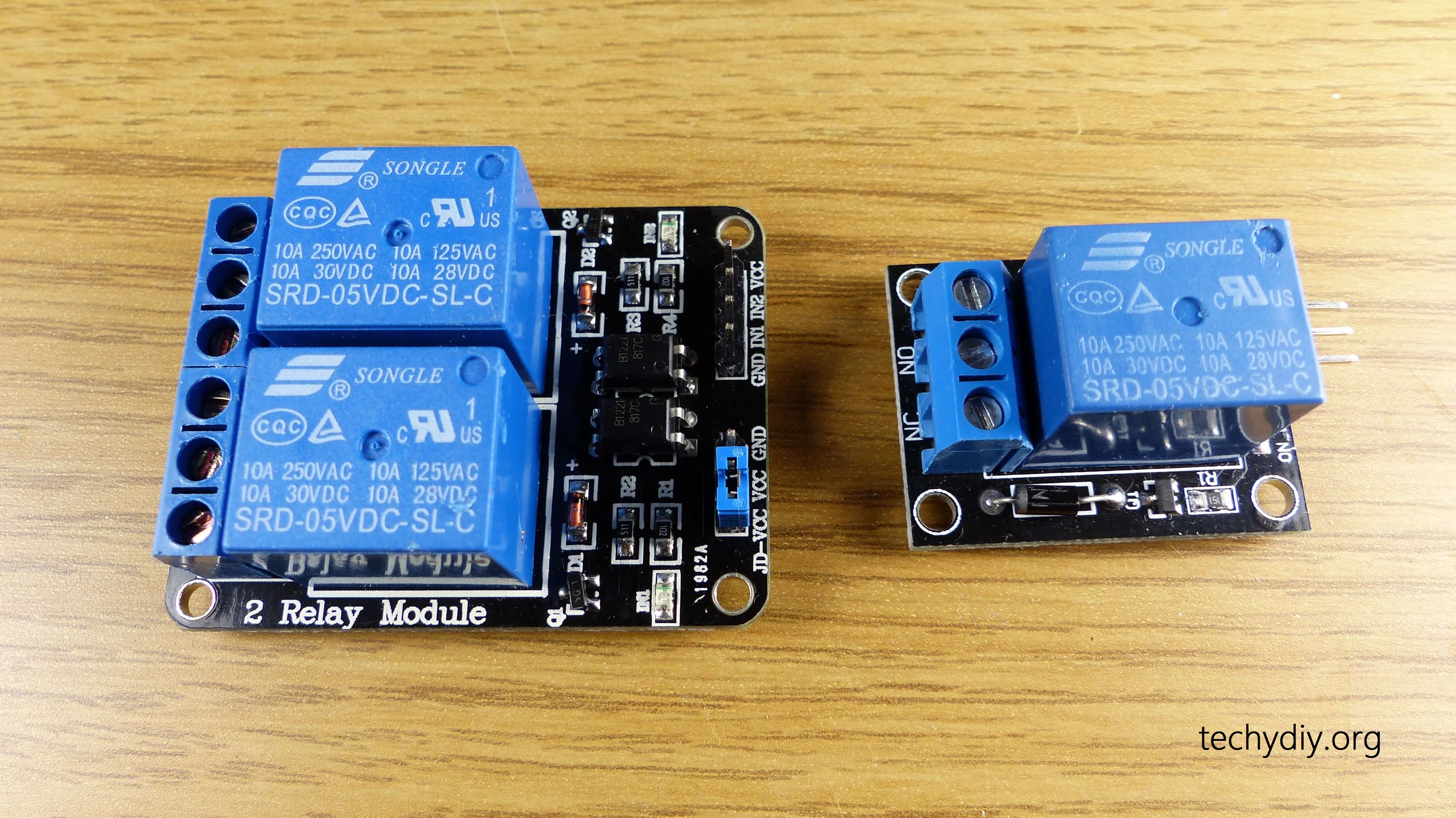 Arduino relay modules