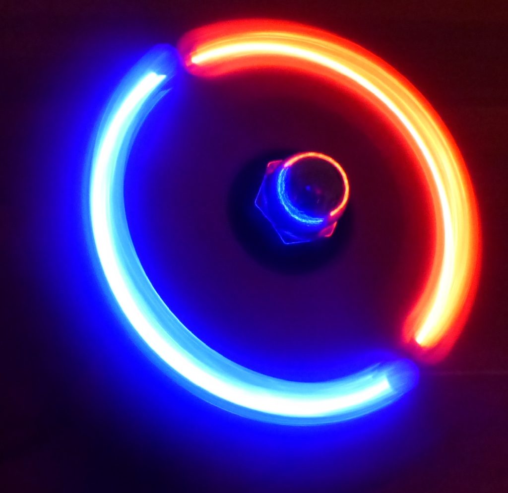 How to make a diy led finger fidget spinner Techydiy