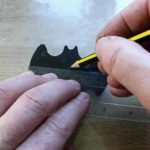 Find centre of Batman with a ruler