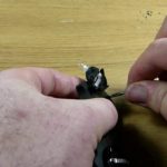 Enlarge holes with a twist drill